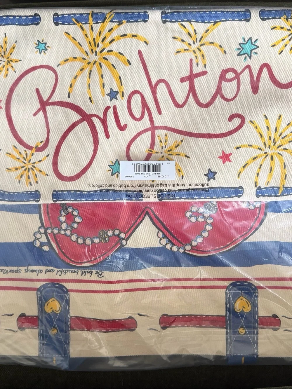Party-themed printed bag